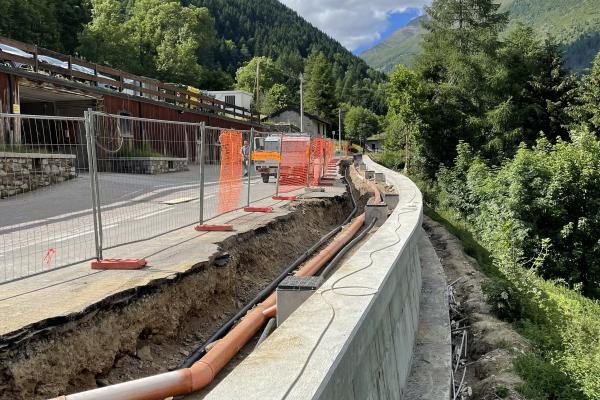 (C0 27) – NUOVO MURO DI SOSTEGNO E NUOVA SEDE STRADALE - PONTE DI LEGNO (BS) 