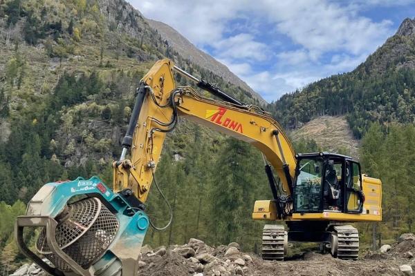 (C0 84) Realizzazione di soglie di fondo in grossi massi legati lungo il ramo del Palobbia – Ceto (BS)