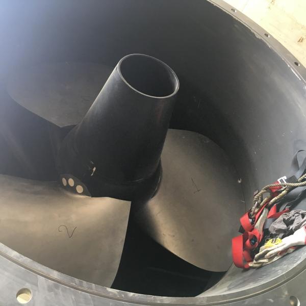 (CO 19) IMPIANTO IDROELETTRICO  KAPLAN ORIZZONTALE 1800 KW 